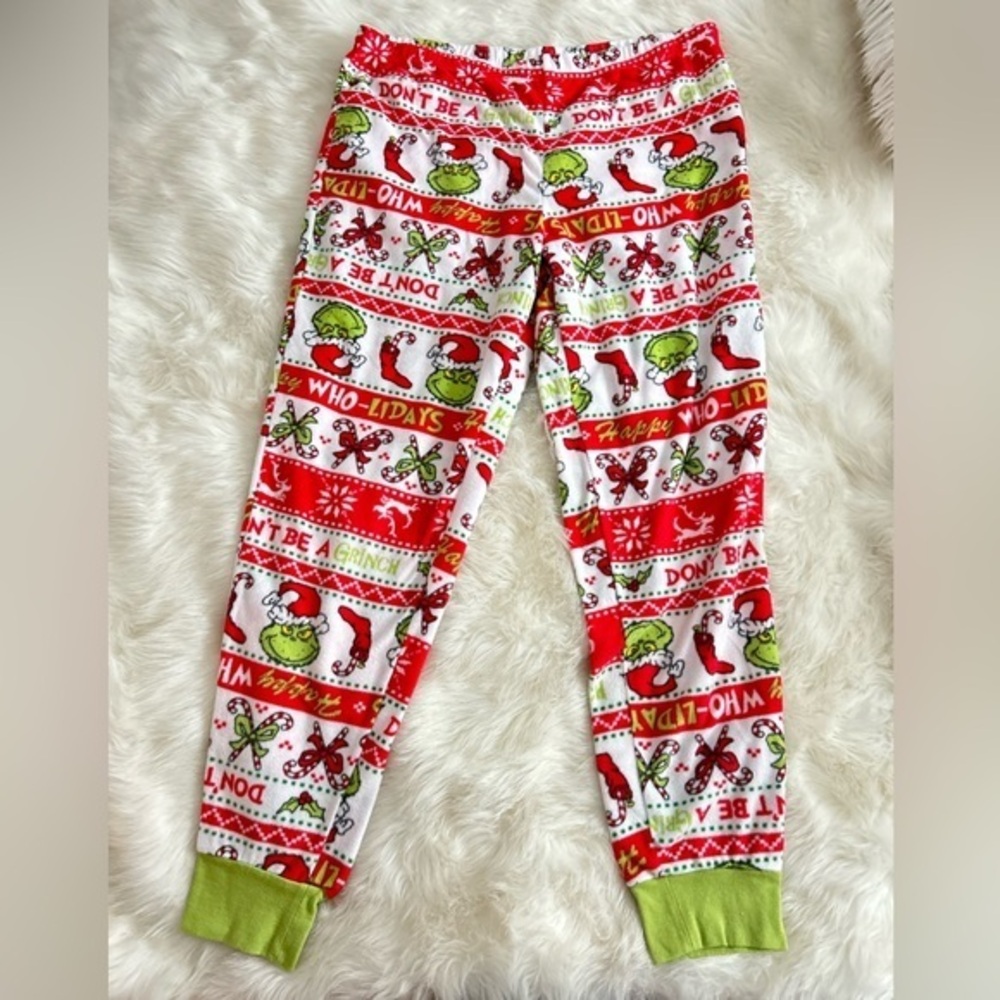 Dr. Seuss GRINCH fluffy Christmas pajama pants